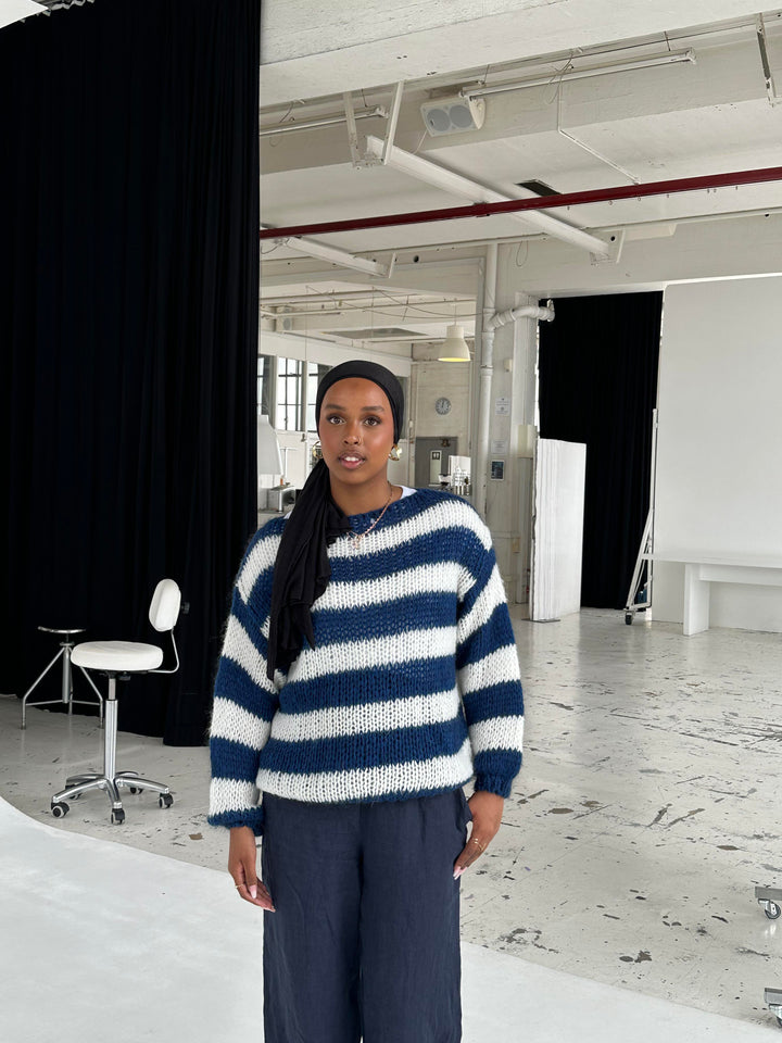 Women's Striped Knit Jumper