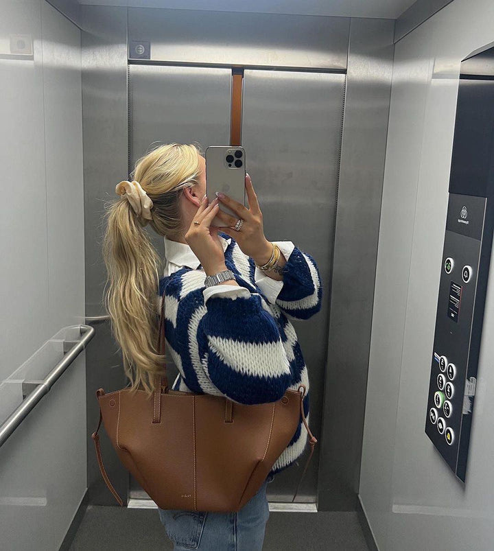 Women's Striped Knit Jumper