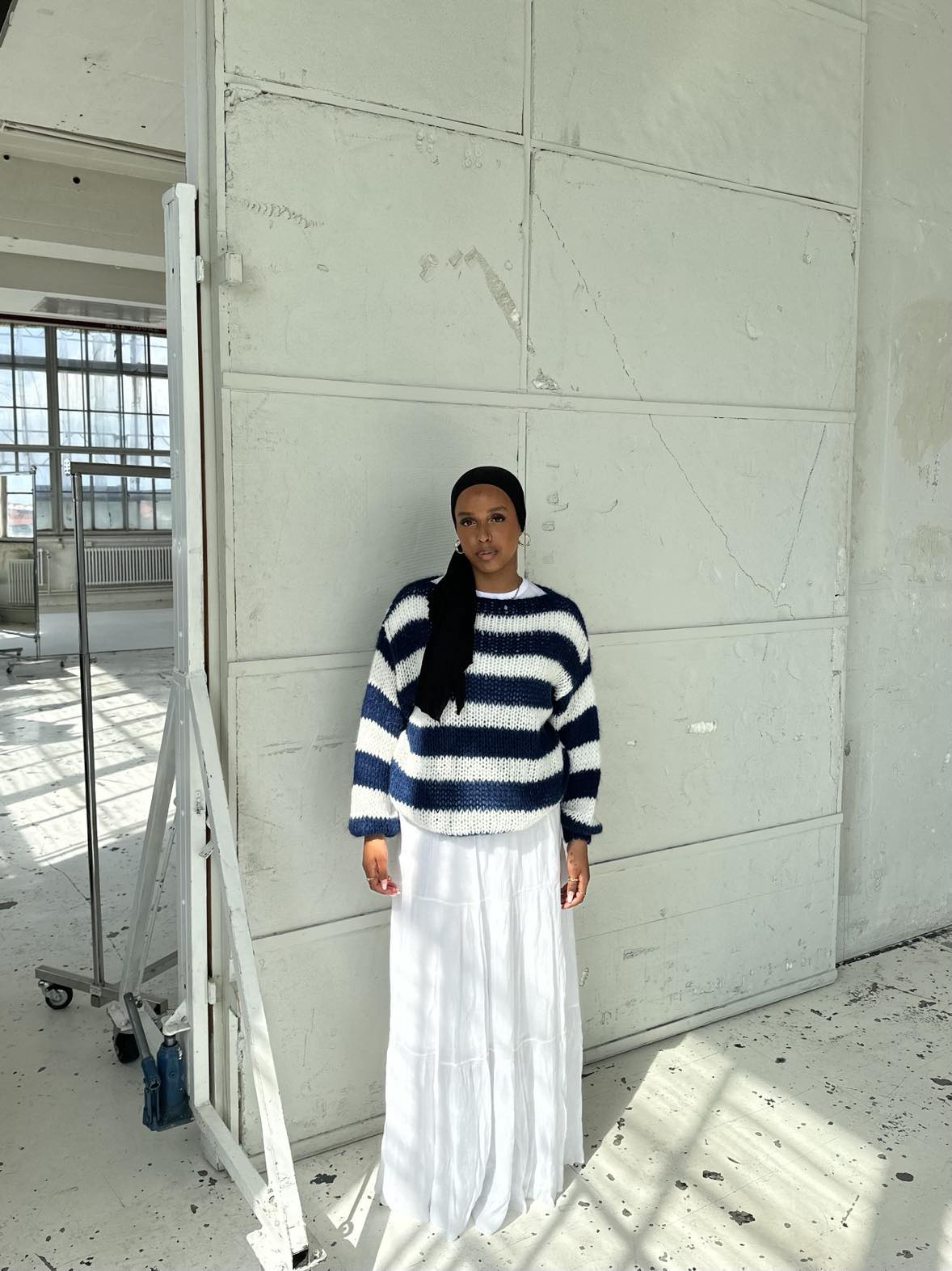 Women's Striped Knit Jumper
