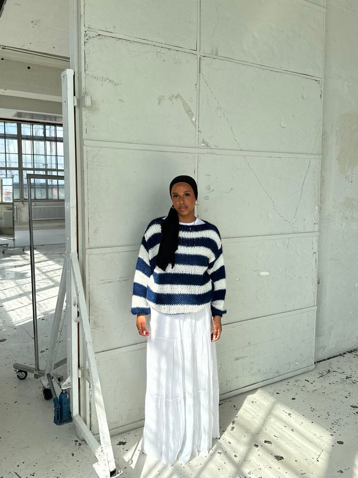 Women's Striped Knit Jumper
