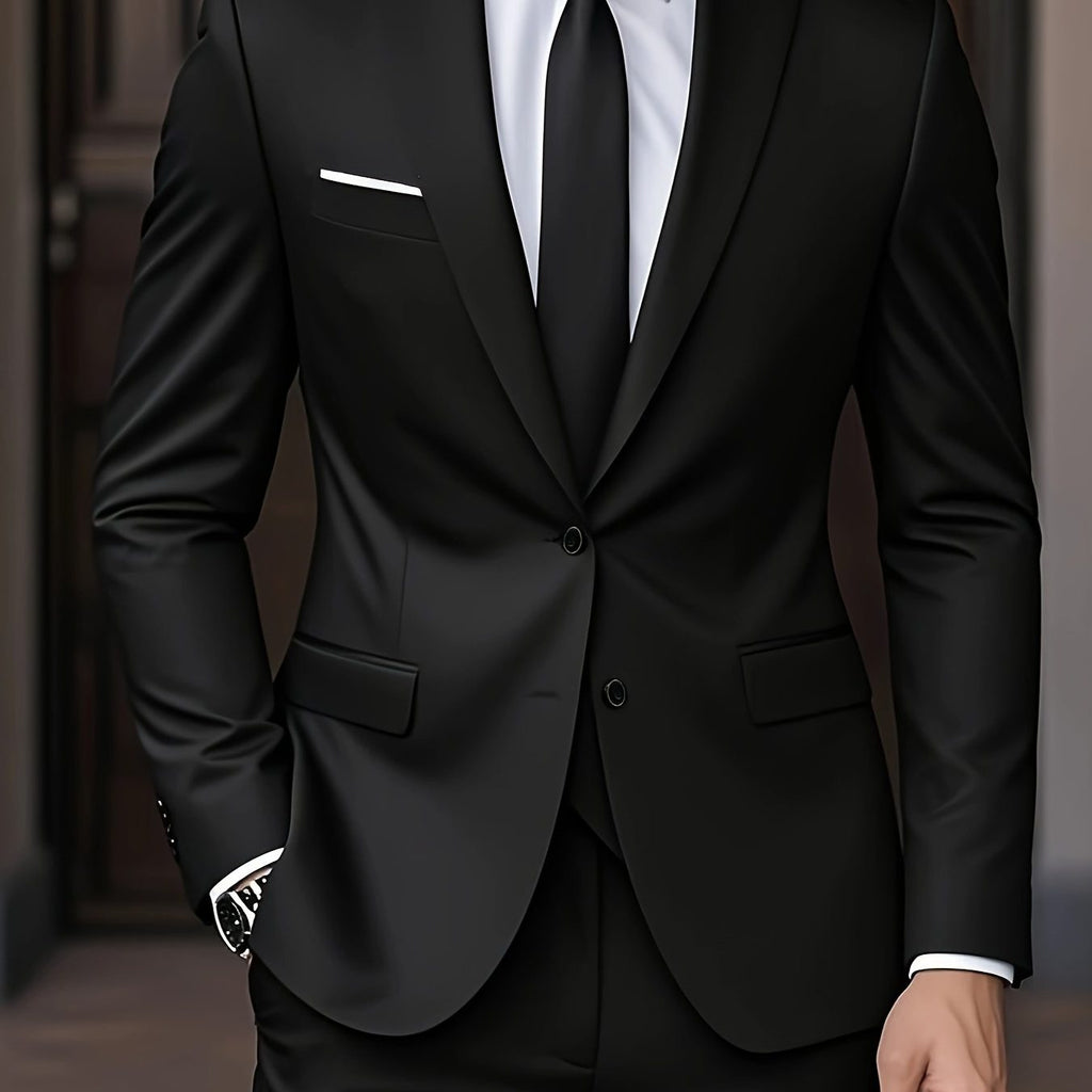 Costume avec blazer ajusté pour homme
