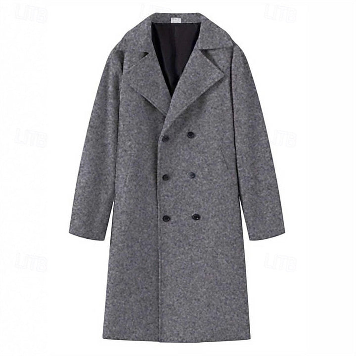 Men's Tailored Double Breasted Overcoat