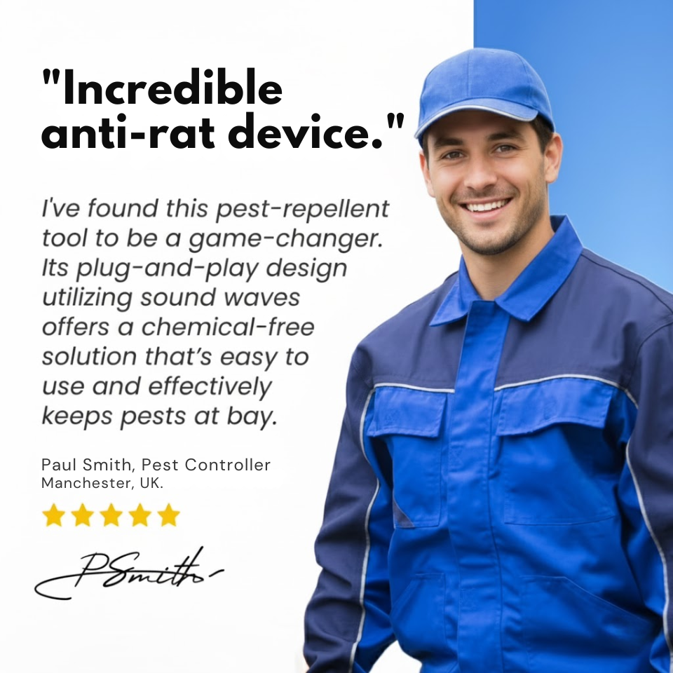 Ultrasonic Mouse Repellent with Digital Display and Plug-In Design for Rodent Control - Image 12