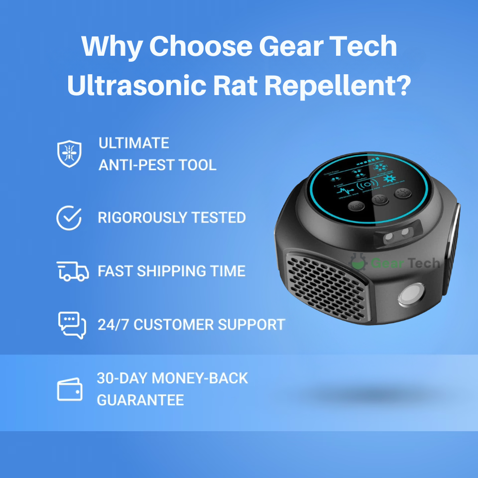 Ultrasonic Mouse Repellent with Digital Display and Plug-In Design for Rodent Control - Image 13