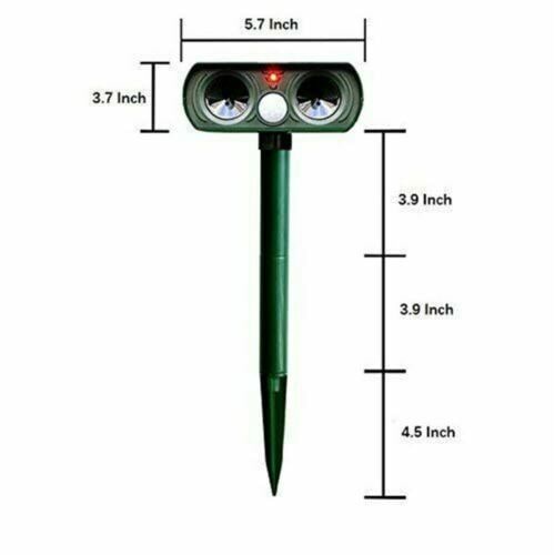 Ultrasonic Pest Repeller with Solar Power and Motion Detection for Gardens - Image 6