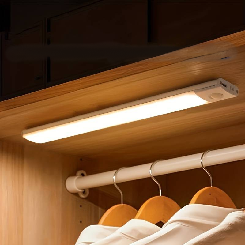 Under Cabinet Lights with Motion Sensor Rechargeable LED Lighting and Magnetic Mount - Image 1