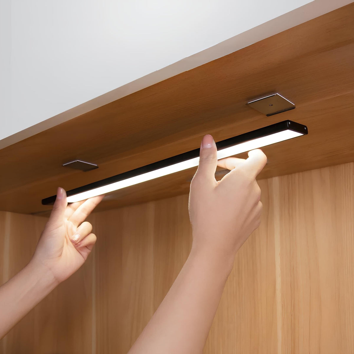 Under Cabinet Lights with Motion Sensor Rechargeable LED Lighting and Magnetic Mount - Image 12