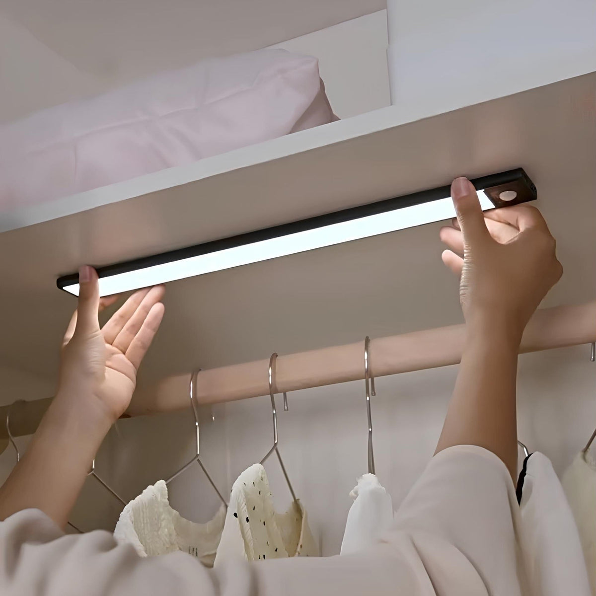 Under Cabinet Lights with Motion Sensor Rechargeable LED Lighting and Magnetic Mount - Image 7