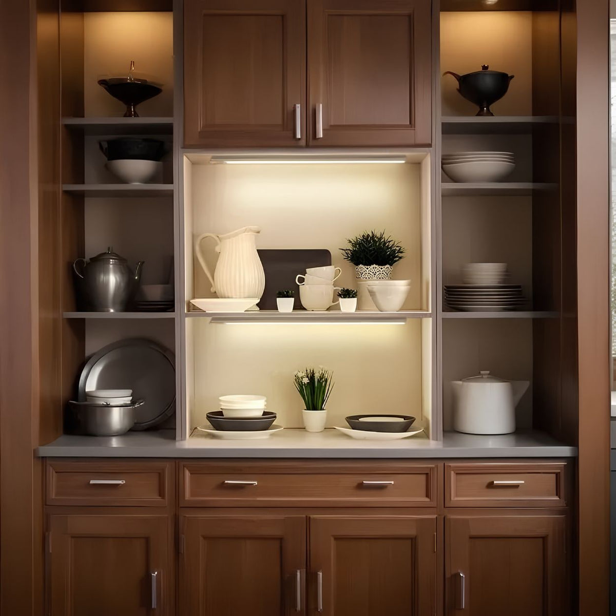 Under Cabinet Lights with Motion Sensor Rechargeable LED Lighting and Magnetic Mount - Image 8
