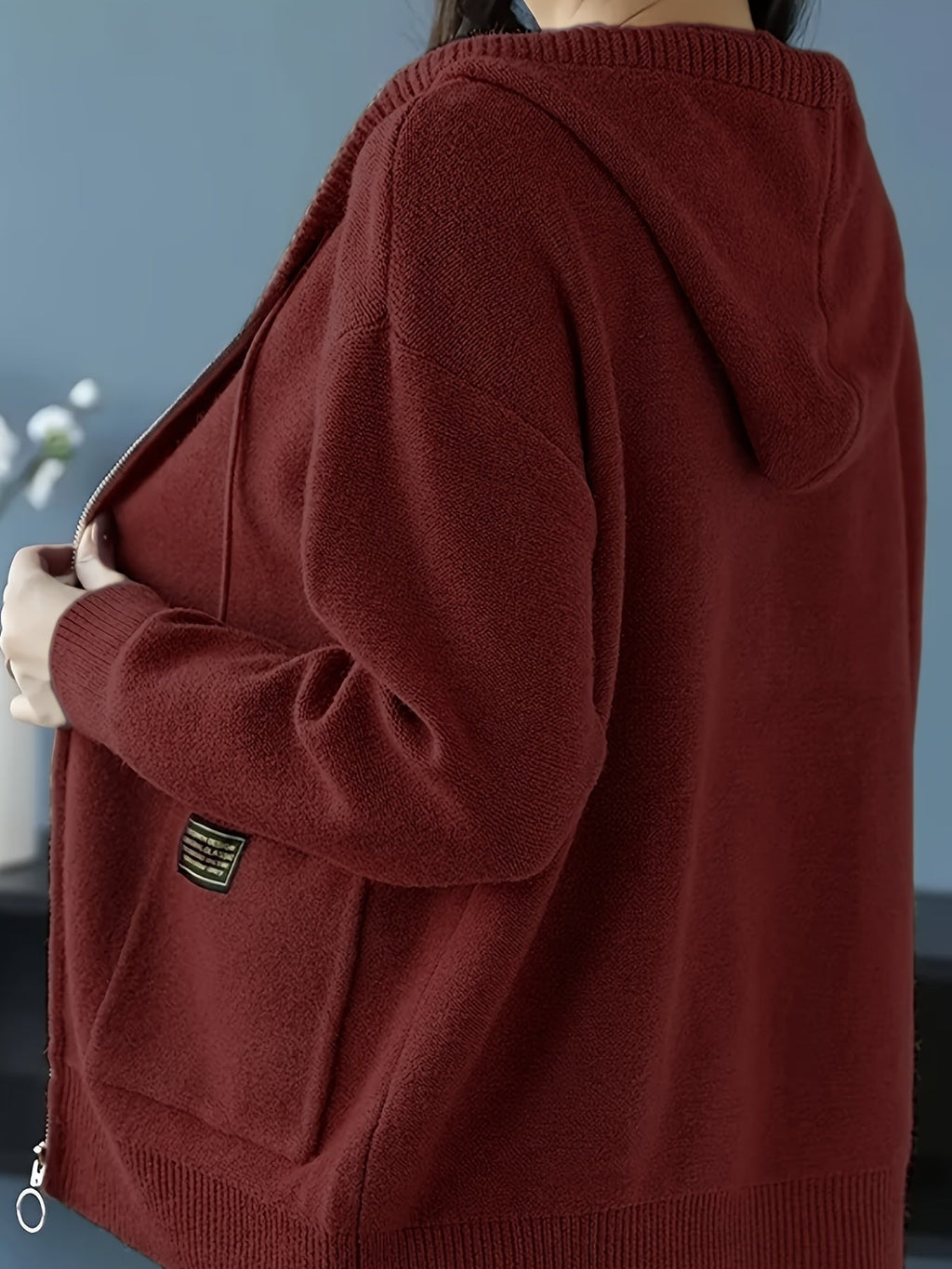 Women's Zip Up Hooded Cardigan