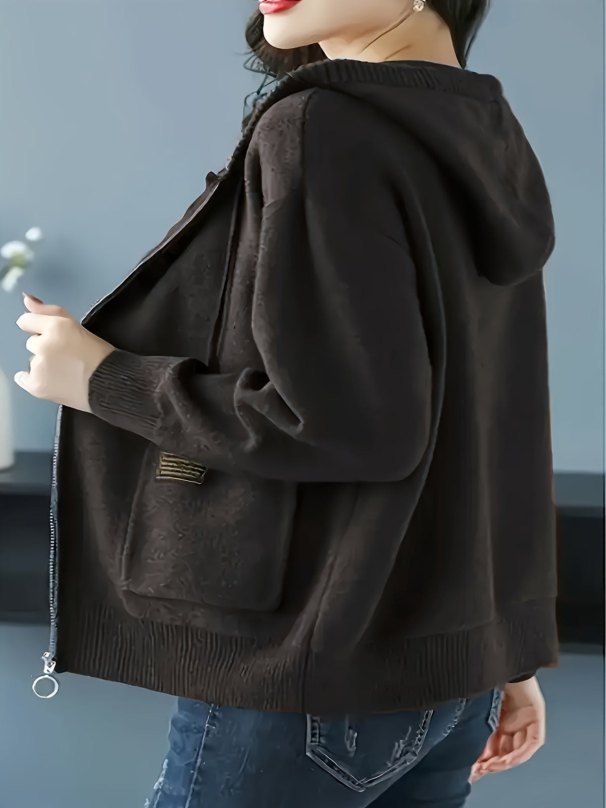 Women's Zip Up Hooded Cardigan