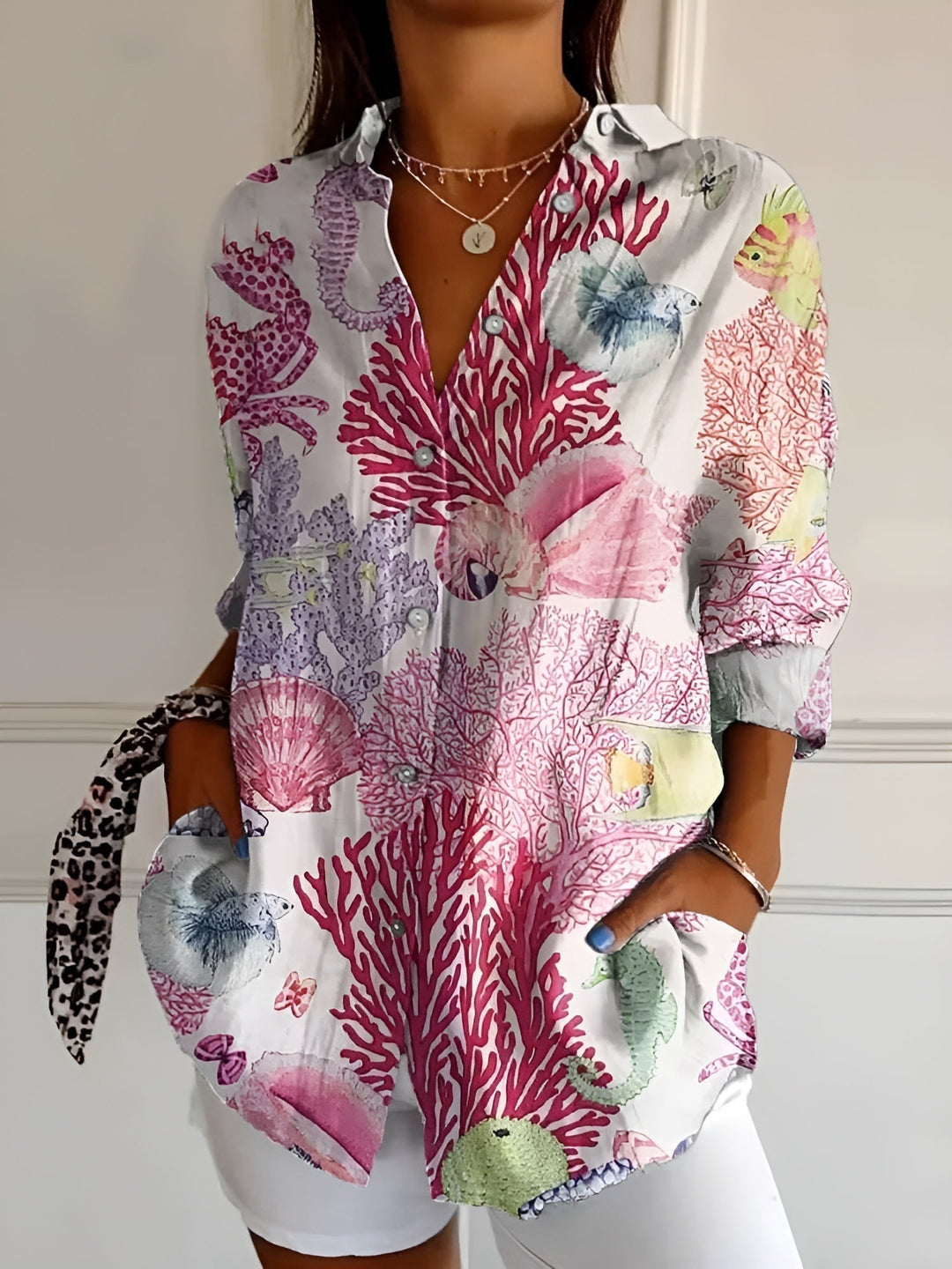Women's Button-Down Long Sleeve Shirt for Everyday Styles for Women