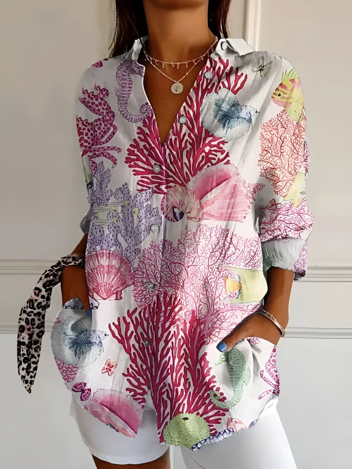 Women's Button-Down Long Sleeve Shirt for Everyday Styles for Women