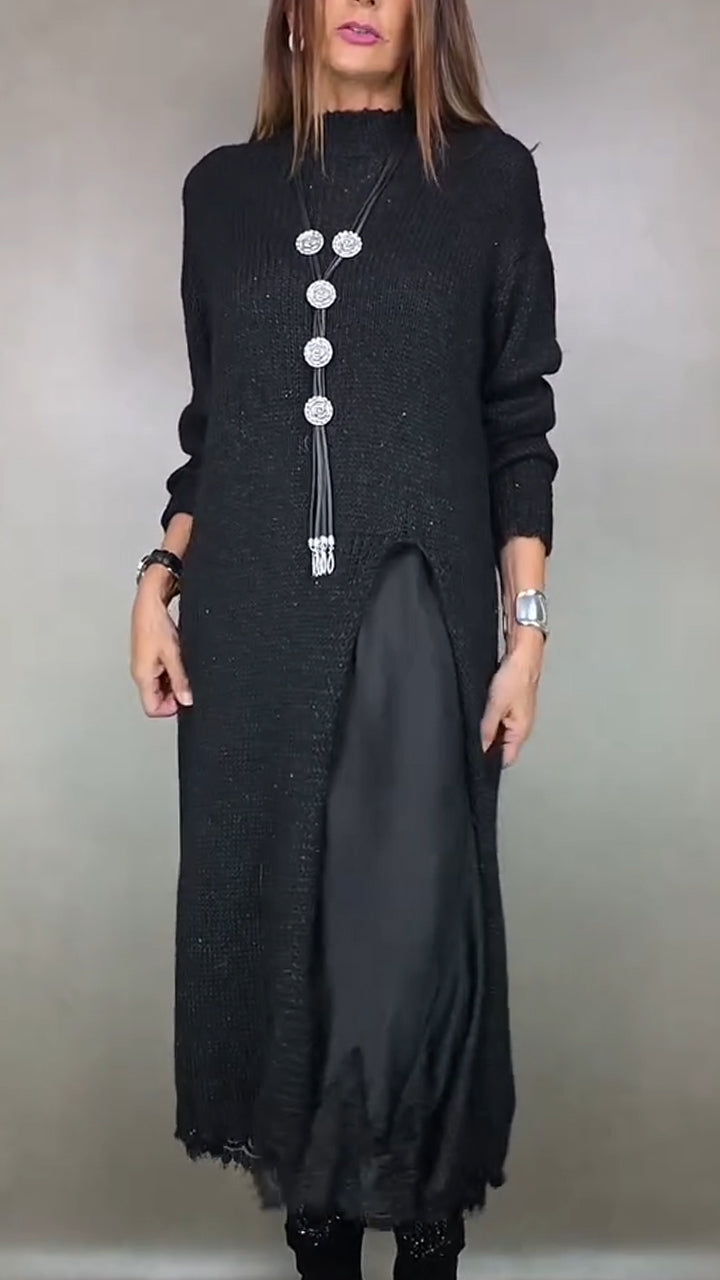 Women's Knit Midi Sweater Dress