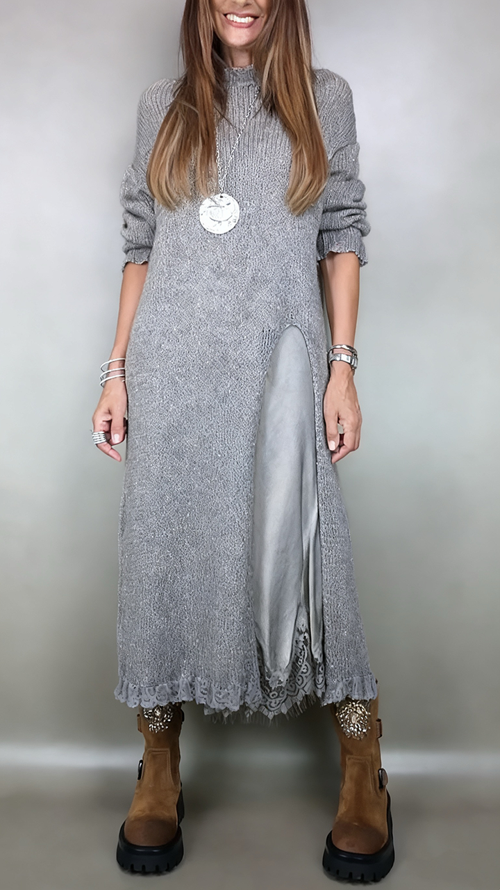 Women's Knit Midi Sweater Dress