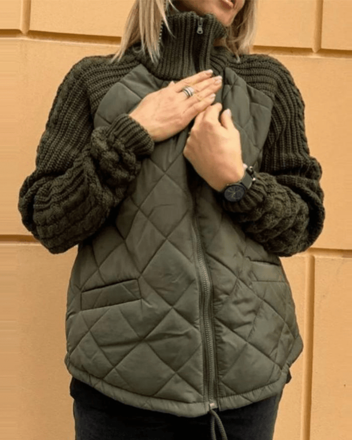 Women's Knitted Fleece Jacket