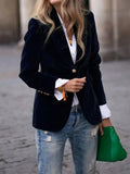 Chaqueta blazer entallada para mujer