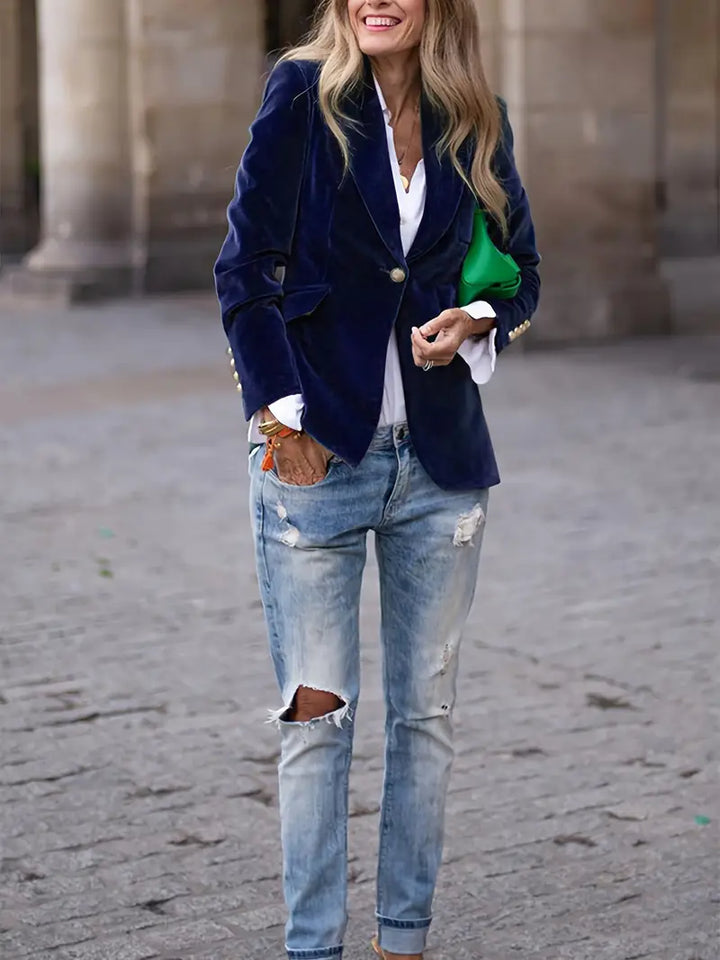 Women's Fitted Blazer Jacket