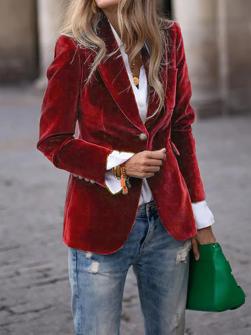 Women's Fitted Blazer Jacket