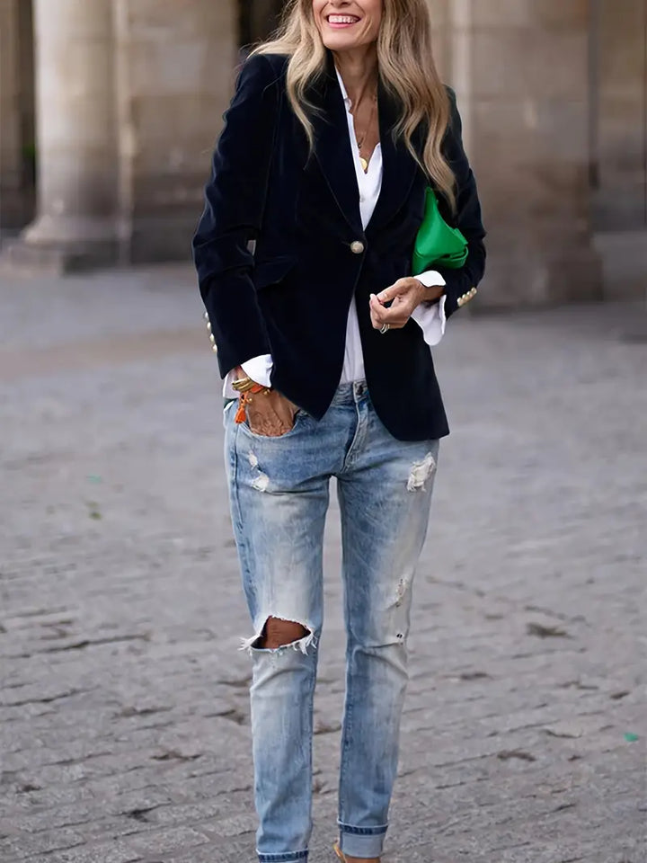 Women's Fitted Blazer Jacket