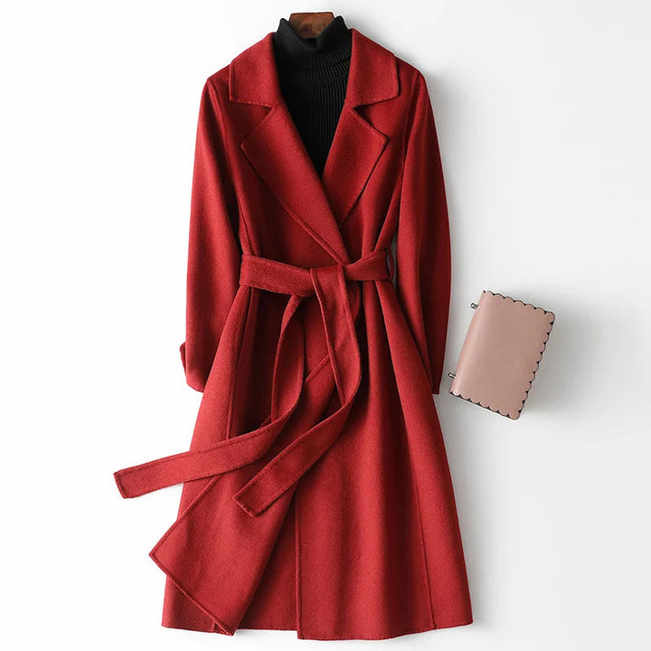 Women's Belted Wrap Coat