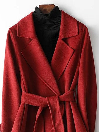Women's Belted Wrap Coat