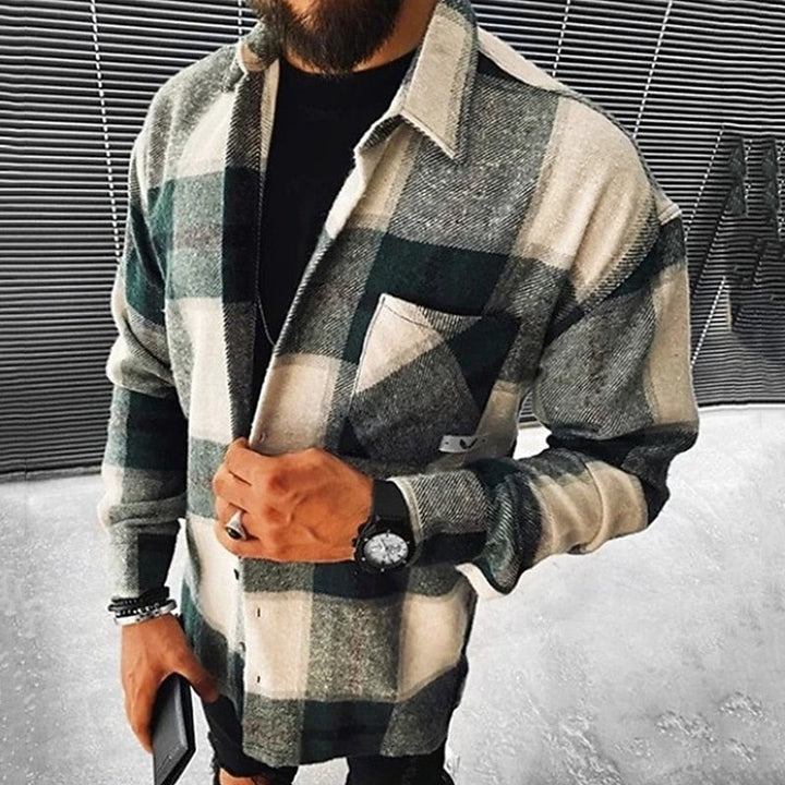 Men's Checked Overshirt