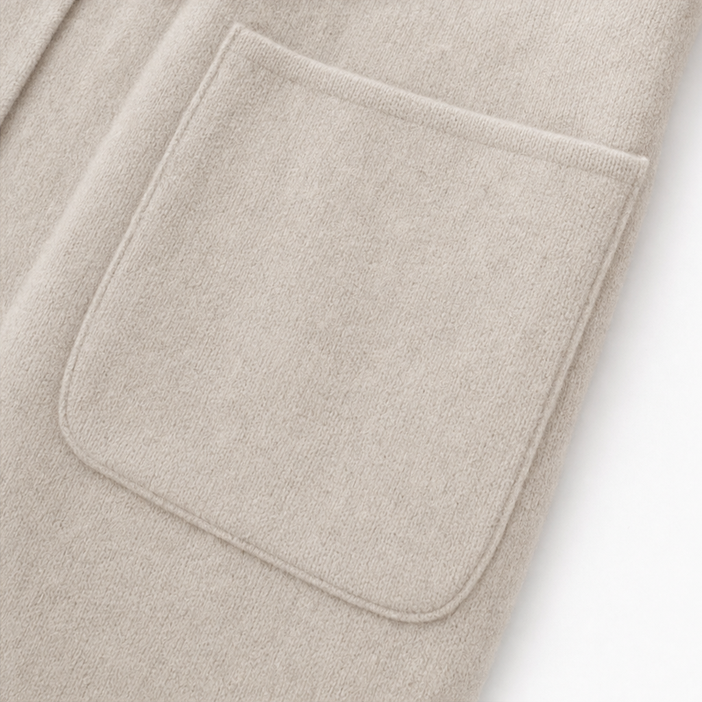 Women's Longline Open Front Winter Coat