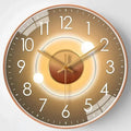 Wall Clock with Silent Mechanism and Glass Cover Large Arabic Numerals - Image 6