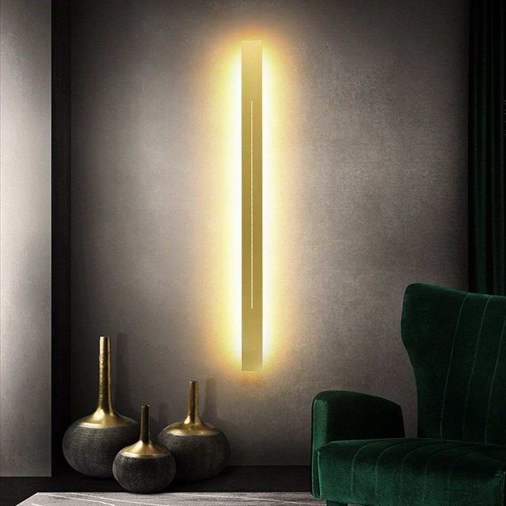 Wall Light Linear LED Sconce with Minimalist Design and Warm White Glow - Image 3