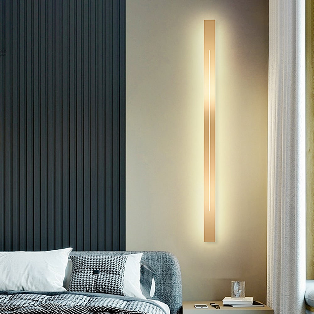 Wall Light Linear LED Sconce with Minimalist Design and Warm White Glow - Image 5