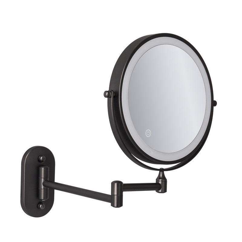 Wall Mounted Vanity Mirror with LED Lights 10x Magnification and Adjustable Swing Arm - Image 6