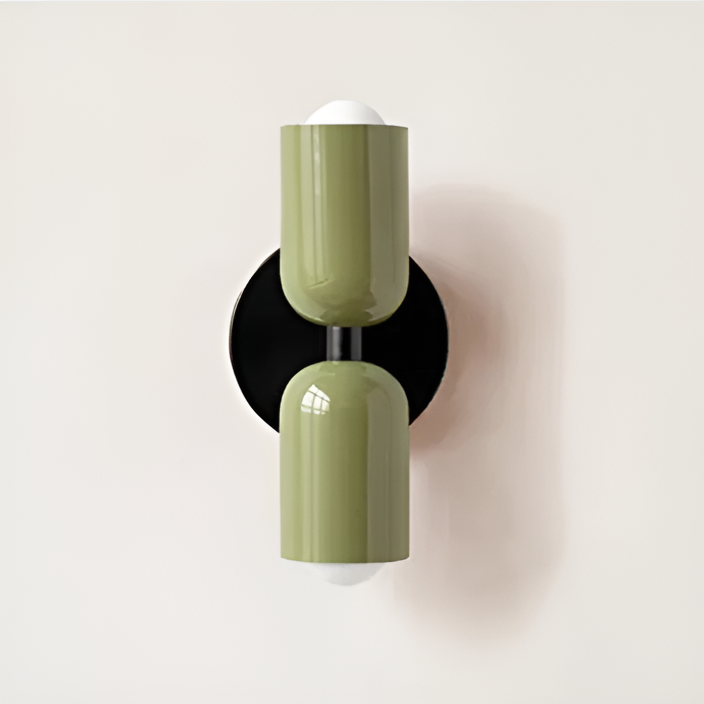 Wall Sconce Lighting with Dual Capsule Shades and Up-Down Illumination - Image 10