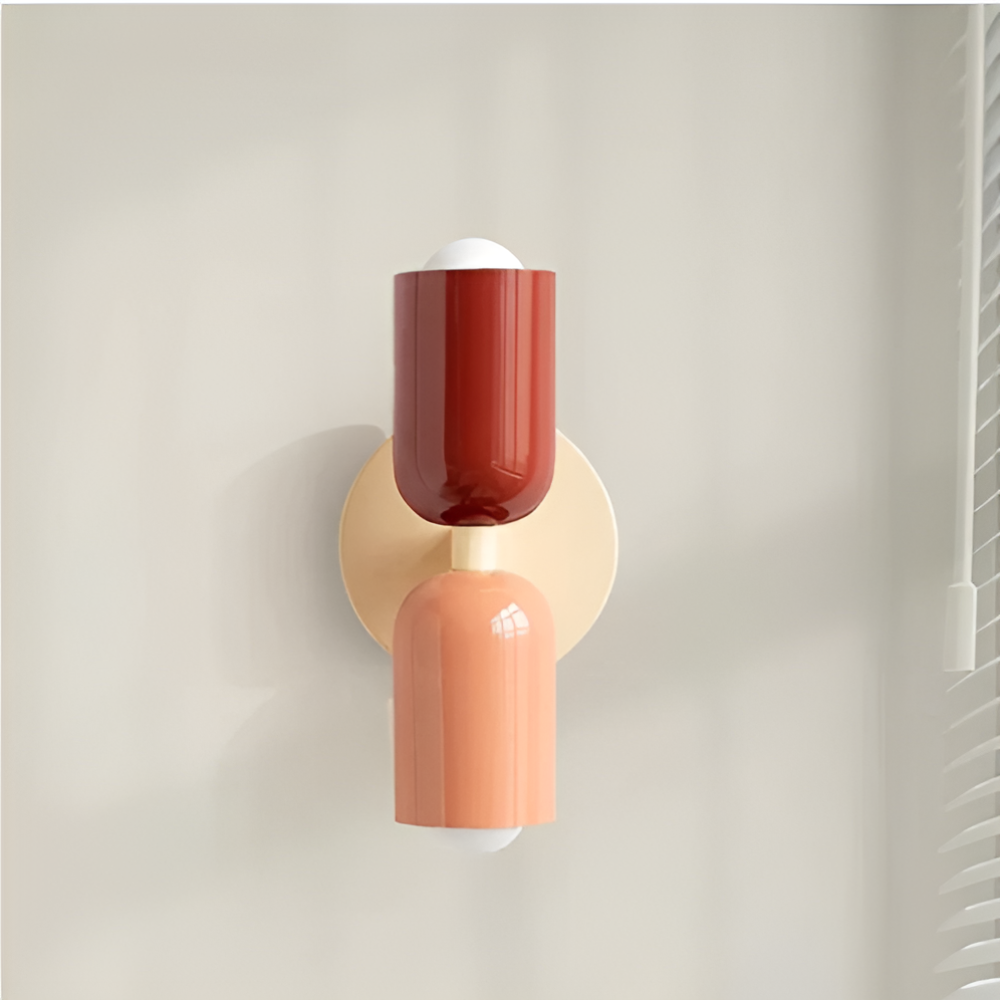Wall Sconce Lighting with Dual Capsule Shades and Up-Down Illumination - Image 12