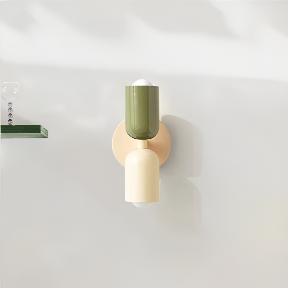 Wall Sconce Lighting with Dual Capsule Shades and Up-Down Illumination - Image 5