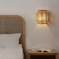 Wall Sconce Lighting with Jute Rope Tiered Shade and Vintage Boho Design - Image 2