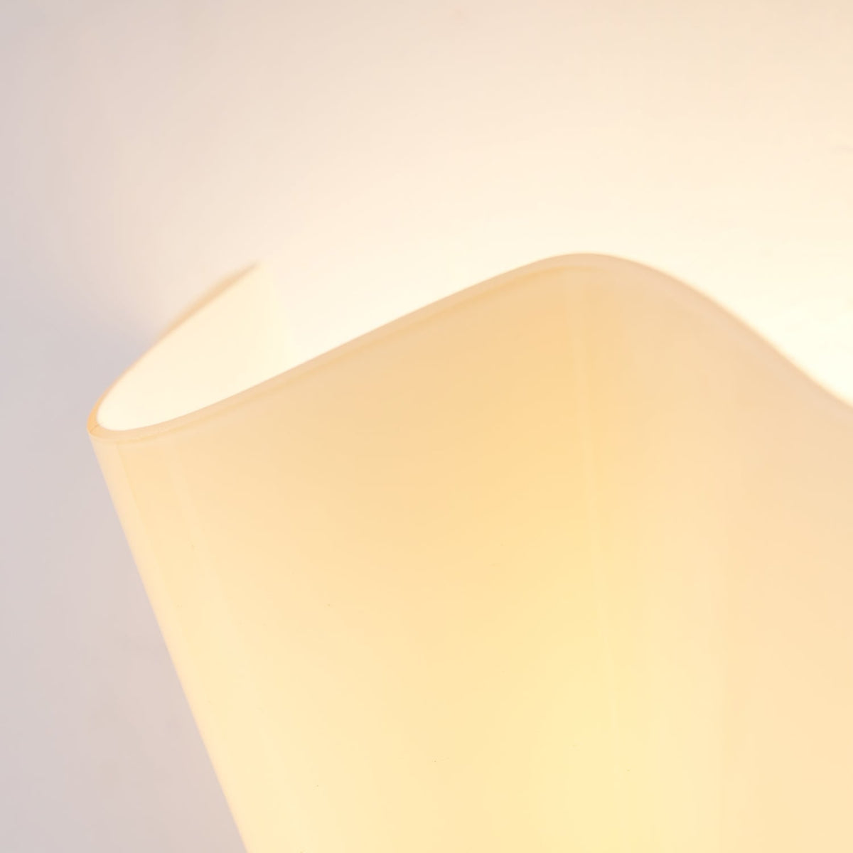 Wall Sconce Lighting with Wavy Handkerchief Glass Shade and Brass Finial - Image 53
