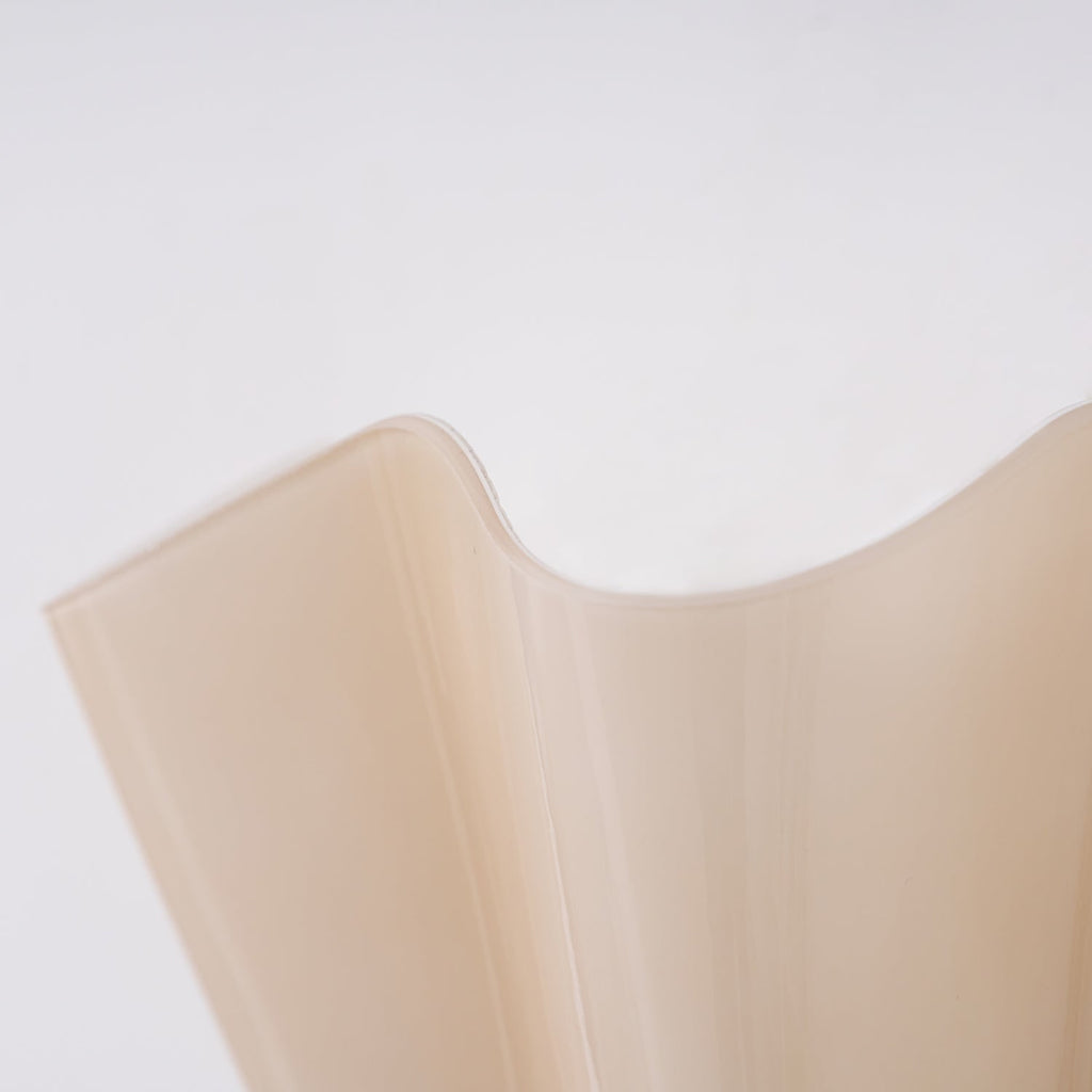 Wall Sconce Lighting with Wavy Handkerchief Glass Shade and Brass Finial - Image 54