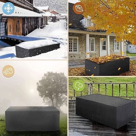 Waterproof Patio Couch Covers with Heavy-Duty Stitched Seams for Outdoor Furniture - Image 6