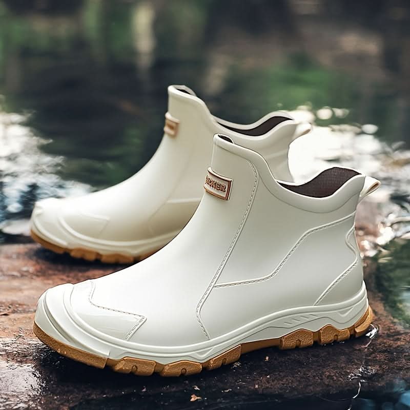Waterproof Rain Boots with Slip-Resistant Tread and Ankle Support for Wet Outdoor Conditions - Image 3
