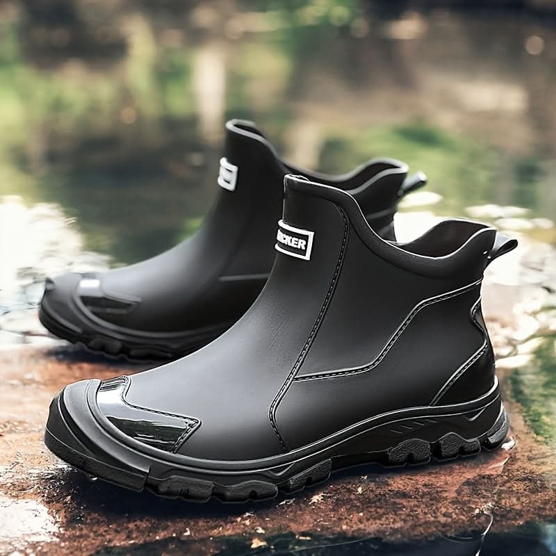 Waterproof Rain Boots with Slip-Resistant Tread and Ankle Support for Wet Outdoor Conditions - Image 6