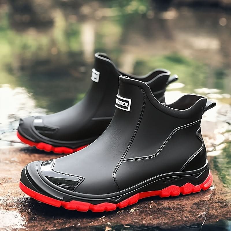 Waterproof Rain Boots with Slip-Resistant Tread and Ankle Support for Wet Outdoor Conditions - Image 9