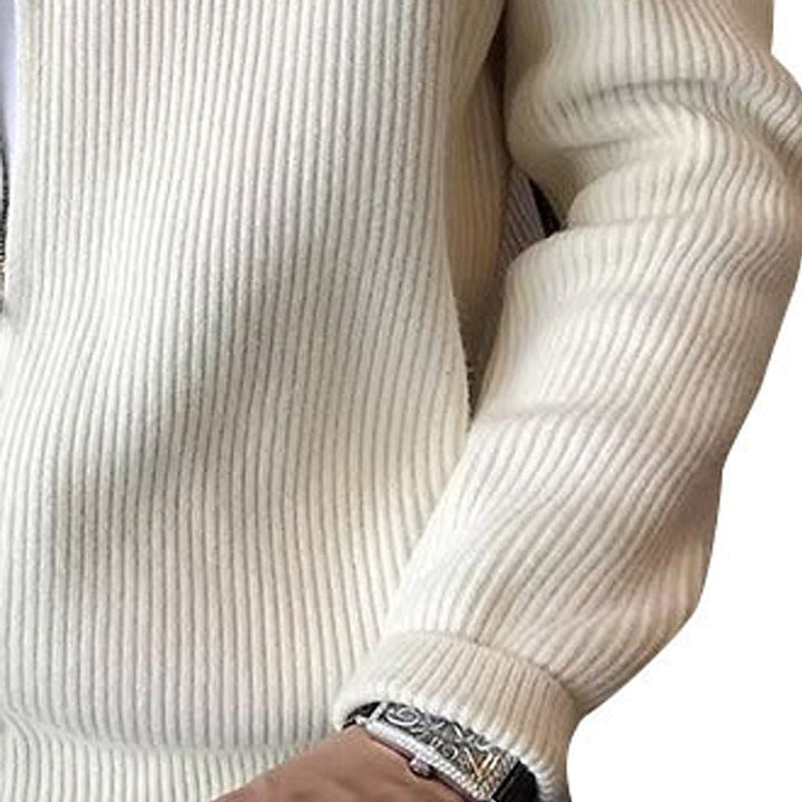 Men's Ribbed Zip Cardigan
