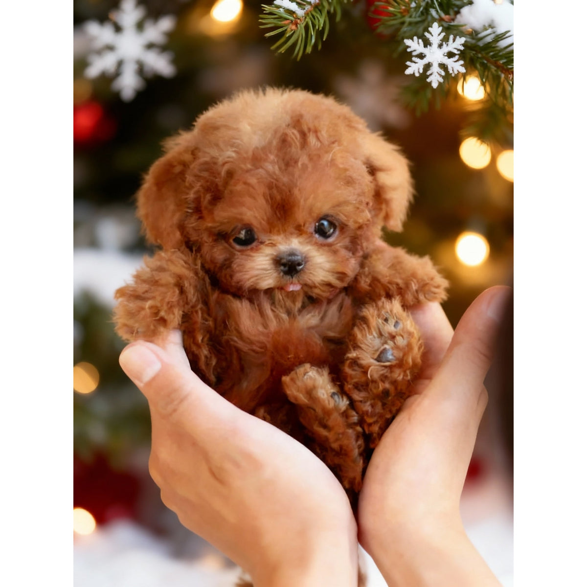 Weighted Plush Puppy Toy with Soft Fluffy Fur and Realistic Features - Image 8
