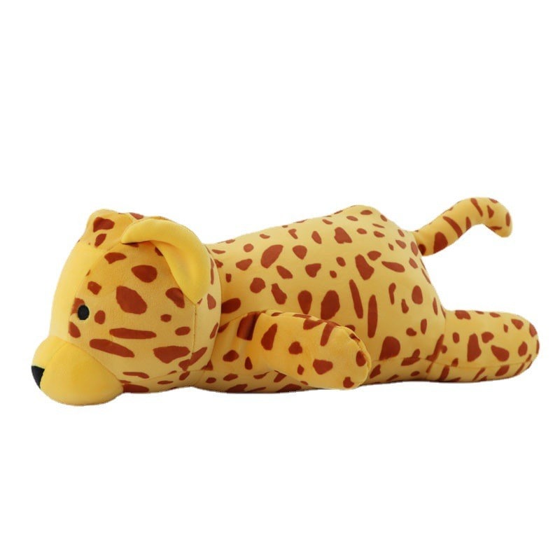 Weighted Stuffed Animal Dinosaur Plush Toy with Soft Velour Fabric and Embroidered Details - Image 4