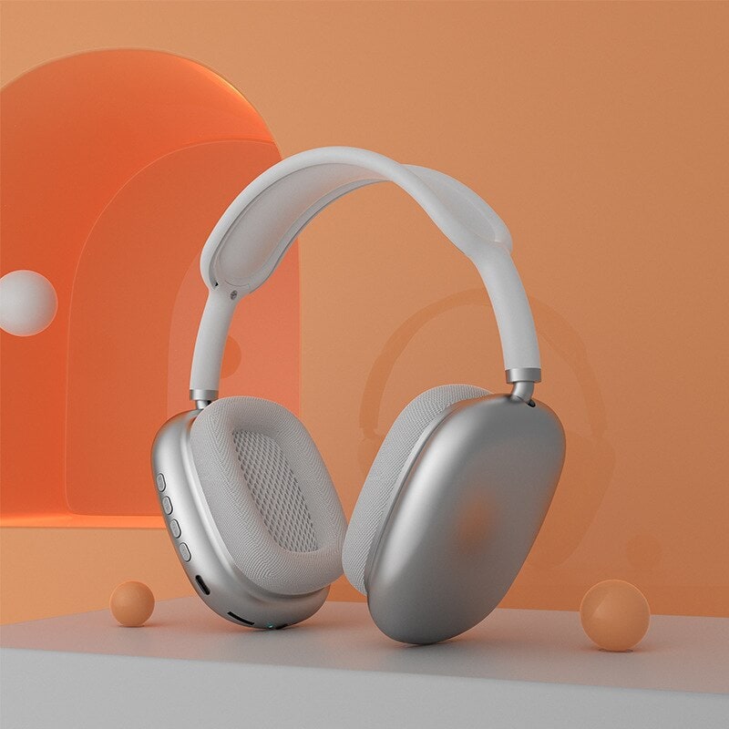 Wireless Bluetooth Headphones with Adjustable Headband and Mesh Ear Cushions - Image 3