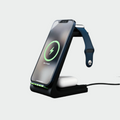 Wireless Charging Station for Multiple Devices with Angled Stand and Elevated Watch Dock - Image 2