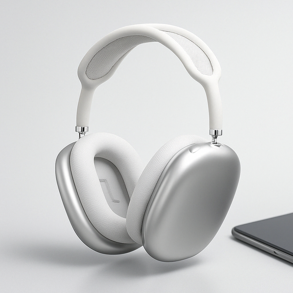 Wireless Over Ear Headphones with Active Noise Cancellation and Adjustable Headband - Image 1