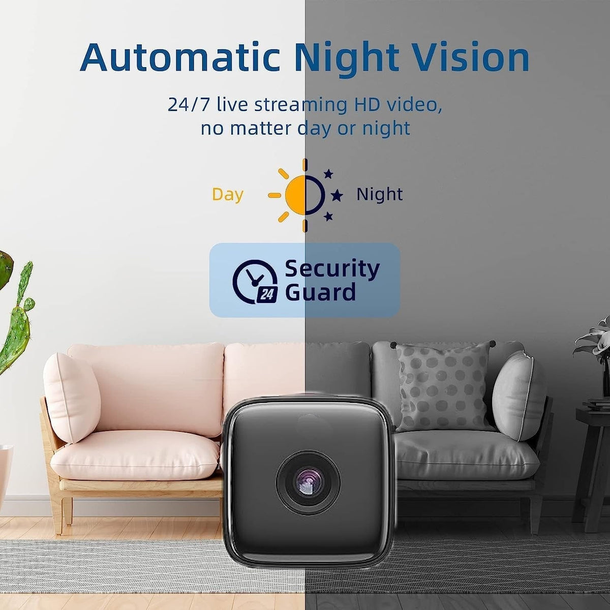 Wireless Security Camera Mini Spy with Night Vision and Motion Detection - Image 3