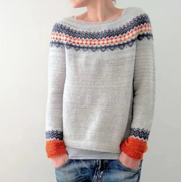 Women's Fair Isle Crew Neck Jumper